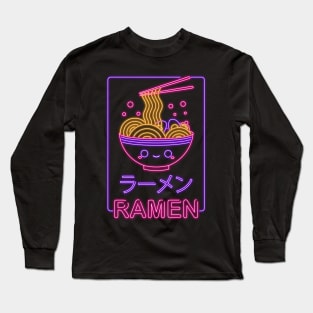 Neon Ramen Long Sleeve T-Shirt